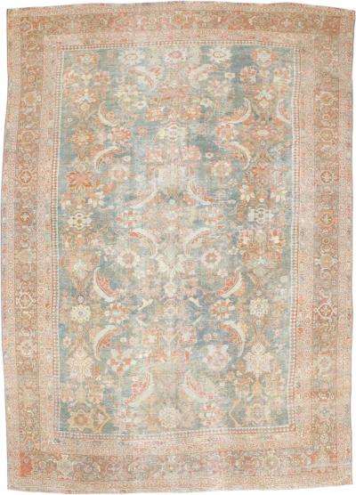 Antique Mahal Sultanabad Rug 8 4 x 11 11 