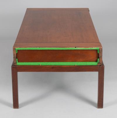 Antique Mahogany Bagatelle Game Box Coffee Table