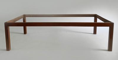 Antique Mahogany Bagatelle Game Box Coffee Table