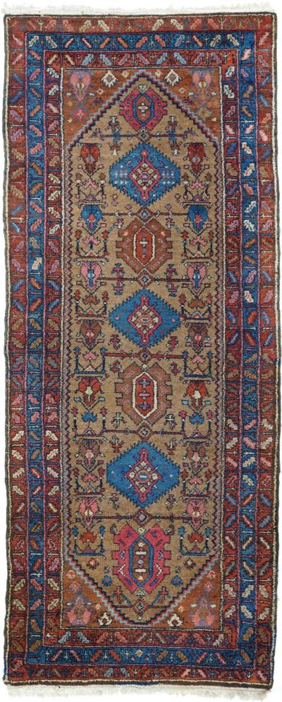 Antique Malayer Rug 3 4 x 9 0 