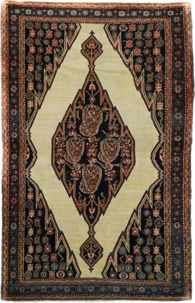 Antique Malayer Rug 4 4 x 6 10 