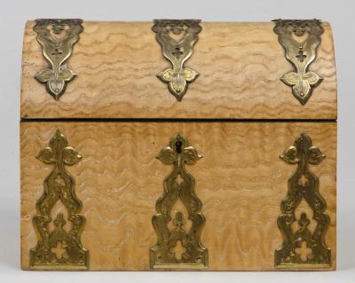 Antique Maple Stationery Box Circa 1880