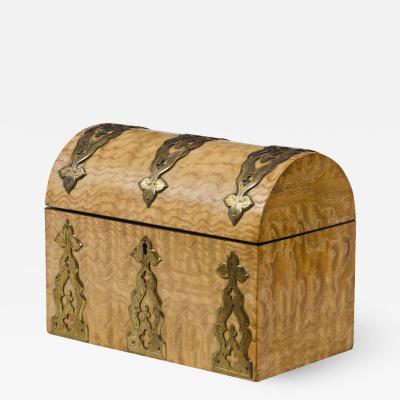 Antique Maple Stationery Box Circa 1880