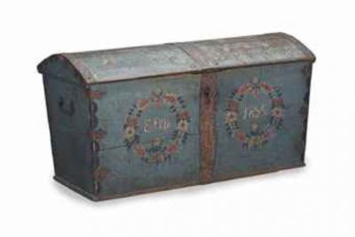 Antique Marriage Coffer