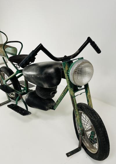 Antique Merry Go Round Motorcycle A Rare Collector s Gem