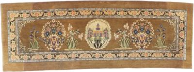 Antique Mohtasham Kashan Rug 2 0 x 5 9 