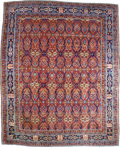 Antique Mohtasham Rug 10 5 x 13 1 