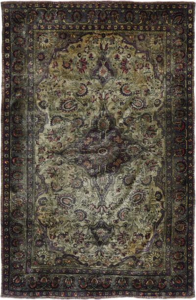 Antique Mohtasham Rug 3 11 x 6 2 