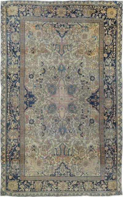 Antique Mohtasham Rug 4 2 x 6 9 