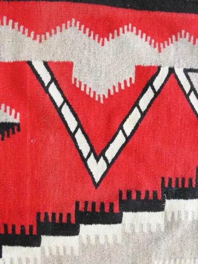 Antique Navajo Eye dazzler Rug 39 x 511 