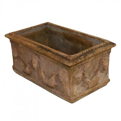 Antique Neapolitan Terra Cotta Planter II