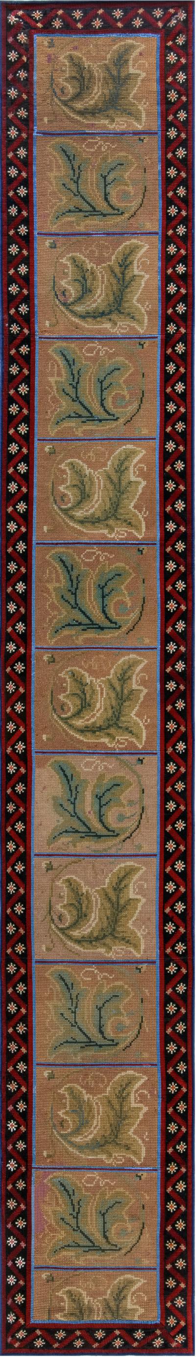 Antique Needle Point Runner