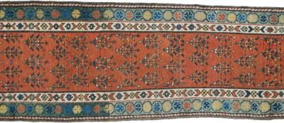 Antique North West Persian Long Rug 2 4 x 8 4 