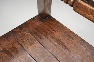 Antique Oak Carver Armchair United Kingdom ca 1880s