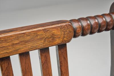 Antique Oak Carver Armchair United Kingdom ca 1880s