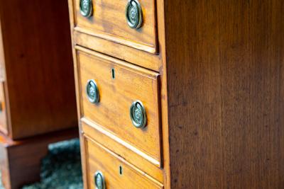 Antique Oak Twin Pedestal Desk