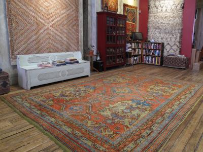 Antique Oushak Carpet
