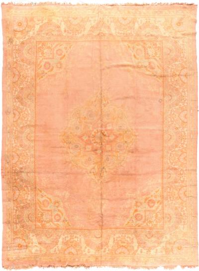 Antique Oushak Rug 11 4 x 15 1 