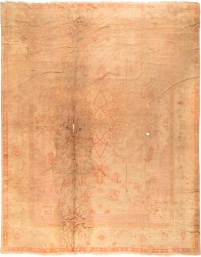 Antique Oushak Rug 13 2 x 17 1 