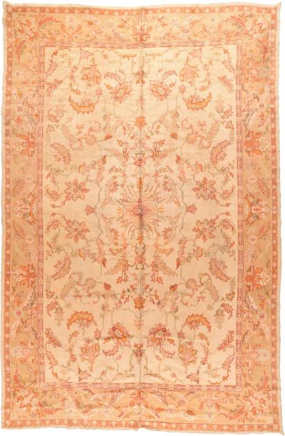 Antique Oushak Rug 9 5 x 15 9 