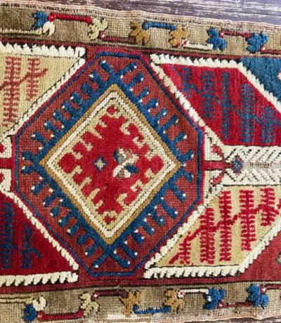 Antique Oushak Yastik Anatolian Rug