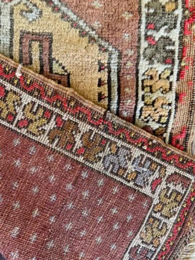 Antique Oushak Yastik Anatolian Rug The Starts