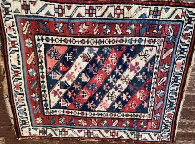 Antique Oushak Yastik Anatolian Rug Unusual
