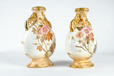 Antique Pair German Porcelain Pieces