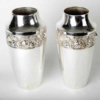 Antique Pair of English Vases