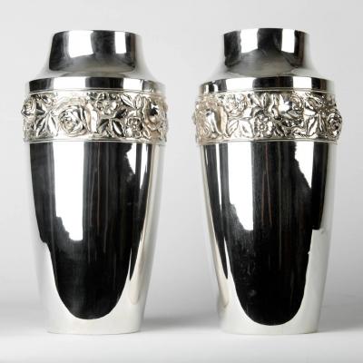 Antique Pair of English Vases