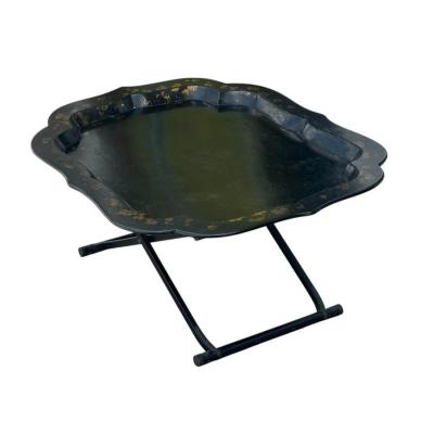 Antique Paper Mache Tray Cocktail Table