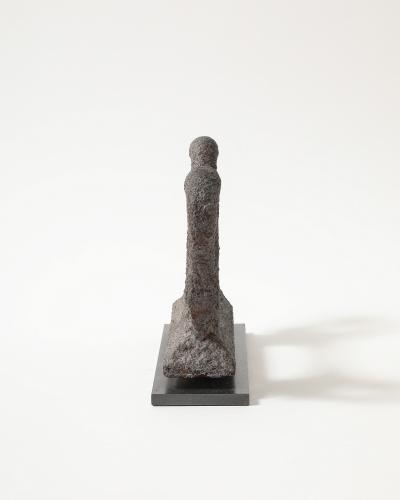 Antique Patinated Cast Iron Boot Scraper on Stand