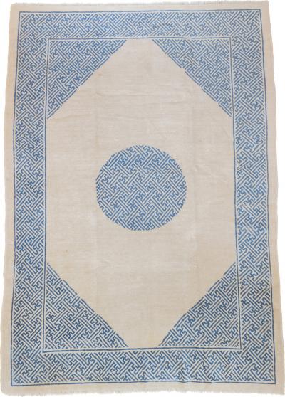 Antique Peking Ninshia Chinese Rug 64 x 811