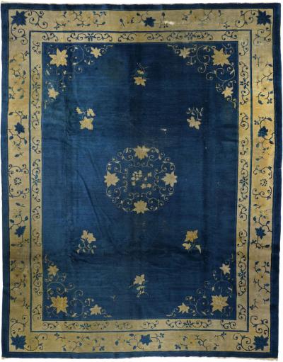 Antique Peking Rug 9 0 x 11 5 