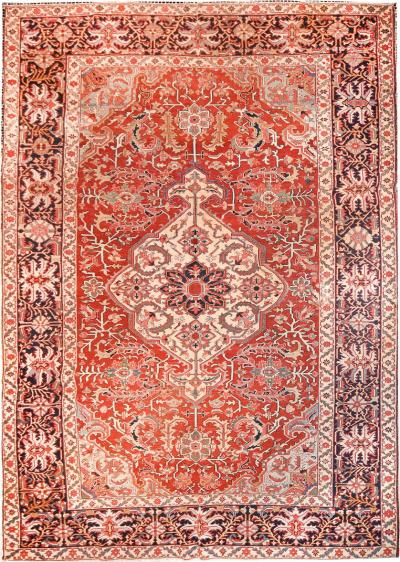 Antique Perisan Serapi Rug 8 9 x 13 0 