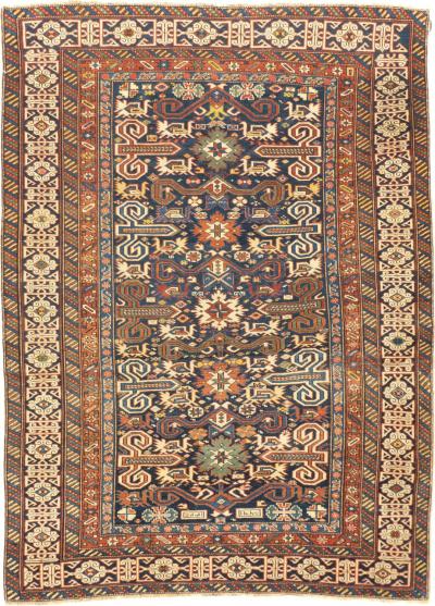 Antique Perpedil Rug 3 7 x 4 10 