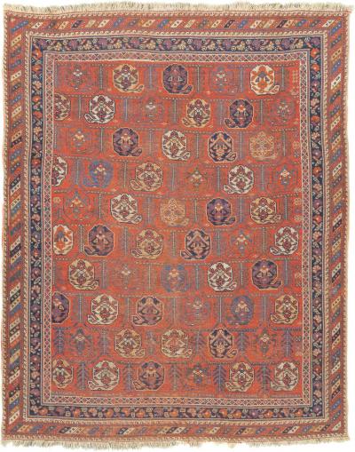 Antique Persian Afshar Rug 4 2 x 5 1 