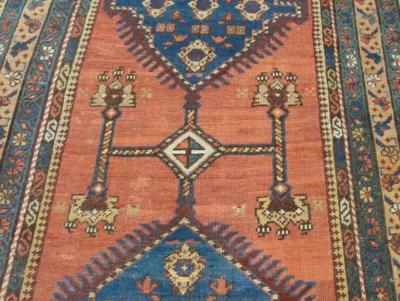 Antique Persian Afshar Rug 41 x 79 Rare