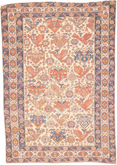Antique Persian Afshar Rug 44 x 64
