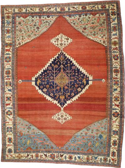 Antique Persian Bakhshayesh Rug 10 0 x 13 0 