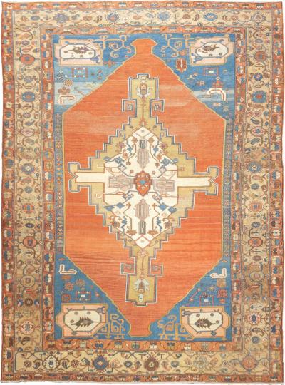 Antique Persian Bakhshayesh Rug 10 10 x 14 6 