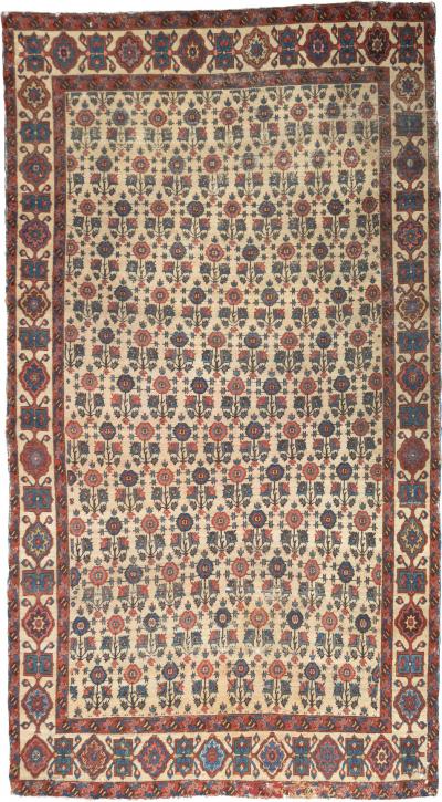 Antique Persian Bakhshayesh Rug 5 2 x 9 4 