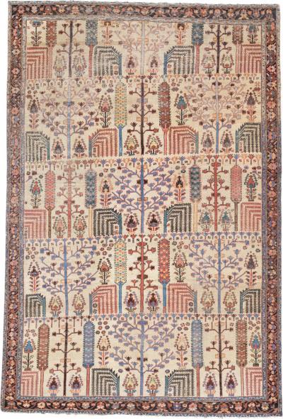 Antique Persian Bakhshayesh Rug 7 8 x 11 7 