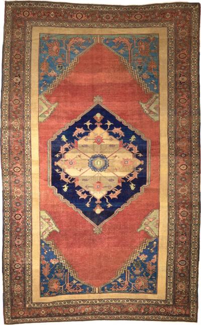 Antique Persian Bakhshayesh Rug 8 2 x 13 2 
