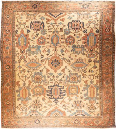 Antique Persian Bakhshayesh Rug 9 6 x 10 9 