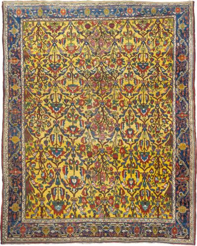 Antique Persian Bakhtiari Rug 8 7 x 11 1 