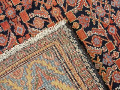 Antique Persian Baktiari Carpet Runner Galley Size 5 x 108