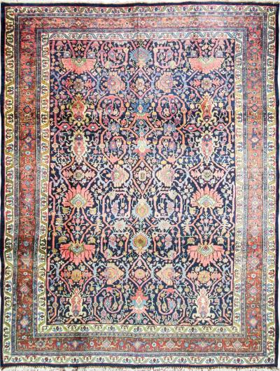 Antique Persian Bidjar Carpet 94 x 128 Magnificent