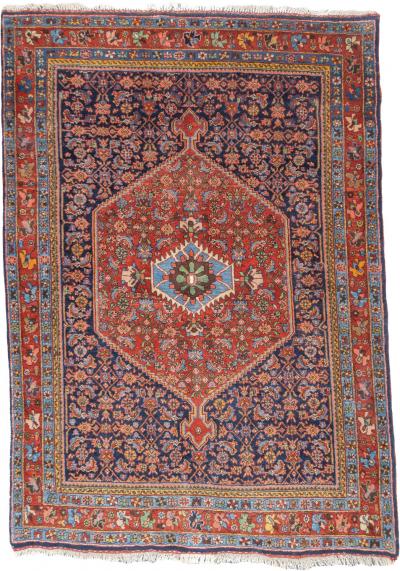 Antique Persian Bidjar Rug 3 8 x 5 2 