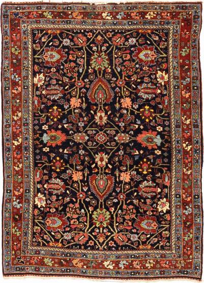 Antique Persian Bidjar Rug 3 x 7 x 5 x 2